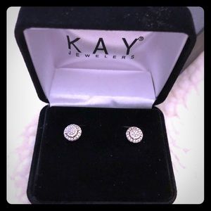 Kay jewelers diamond earrings. Beautiful! In box!